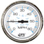 Faria Chesapeake White SS 4" Studded Speedometer - 60MPH (GPS) [33839]