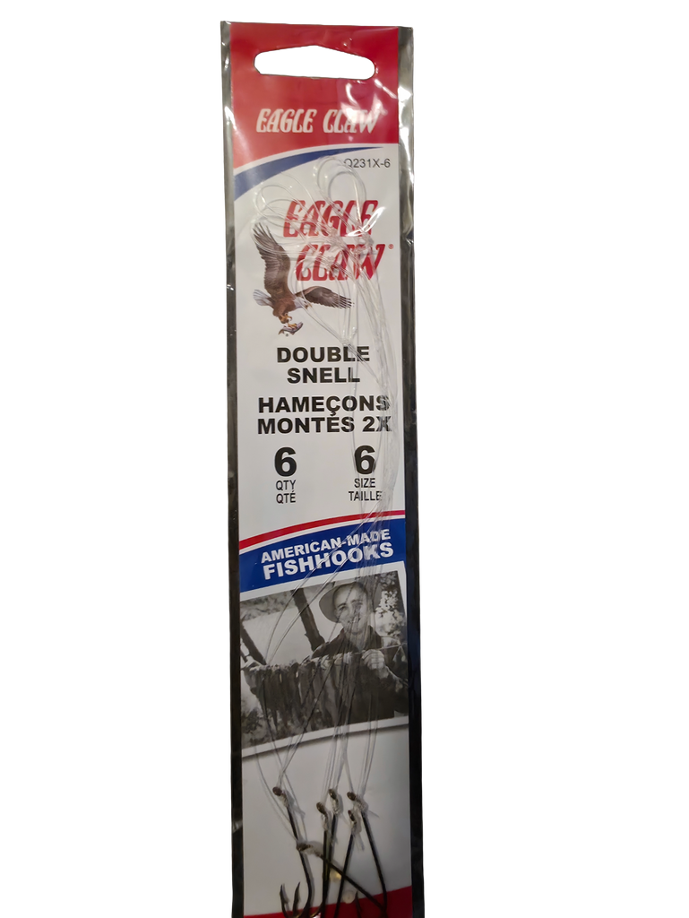 Eagle Claw Double Snell Size 6