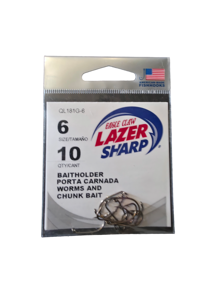 Eagle Claw Lazer Sharp Baitholder Size 6