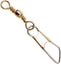 Eagle Claw Barrel w/ Safety Snap Swivel Size 3