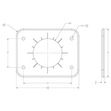 TACO Grand Slam 300 Universal Backing Plate f/GS-300  GS-390 - Pair [BP-0300BSY-1]