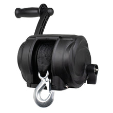 Powerwinch Premier Series Winch 2000lb, 8", Crank Arm - Carbon Black [21300-W-2000-8-B-R]
