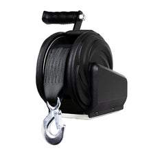 Powerwinch Select Series Winch 600lb, 8" Crank Arm - Carbon Black [21400-W-0600-8-B-R]