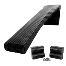 Caliber BunkWrap Kit - Black 16' x 2" x 4" Roll + 4 Caps + HRDW Roll + 4 Endcaps  Stainless Steel Hardware [23054-BK]