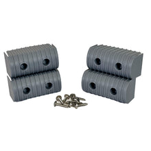 Caliber BunkWrap End Cap 2x4" Grey Accessory Kit w/Stainless Steel Hardware *4-Pack [23051]