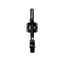 Powerwinch Select Series Jack - 1000lb, Bolt-On, Single Wheel, Carbon Black [21400-J-1000-B1-B-R]