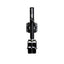 Powerwinch Select Series Jack - 1500lb, Weld-On, Double Wheel, Carbon Black [21400-J-1500-W2-B-R]