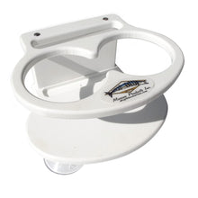 Deep Blue Marine Double Slim Can Drink Holder  Cell Phone - White [DSD-CELL]