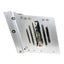 Bob's Machine 14" Setback Action Series Hydraulic Jack Plate - Silver [100-114001-NOPC-NOSPN-NG]