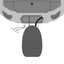 Minn Kota Raptor Jack Plate Adapter Bracket - Port - 2" Setback - 4" Rise - White [1810366]