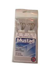 Mustad Snelled Beak Hook Size 4 - 8 lbs