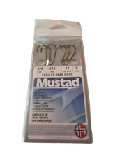 Mustad Snelled Beak Hook Size 2/0 - 12 lbs